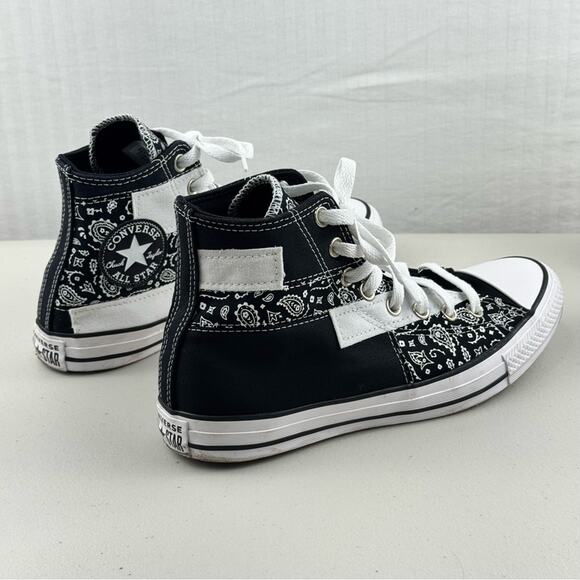 Converse Chuck Taylor Paisley Patchwork High-Top Sneakers Women’s 9.5 EUR 41 - Picture 8 of 11